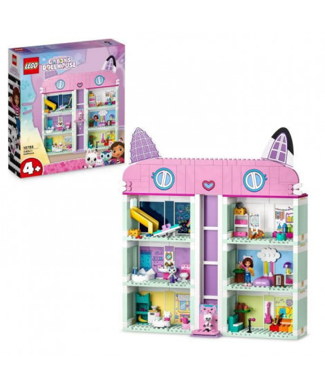 LEGO 10788 La Maison Magique de Gabby, Jouet de Maison de Poupées avec Figurines
