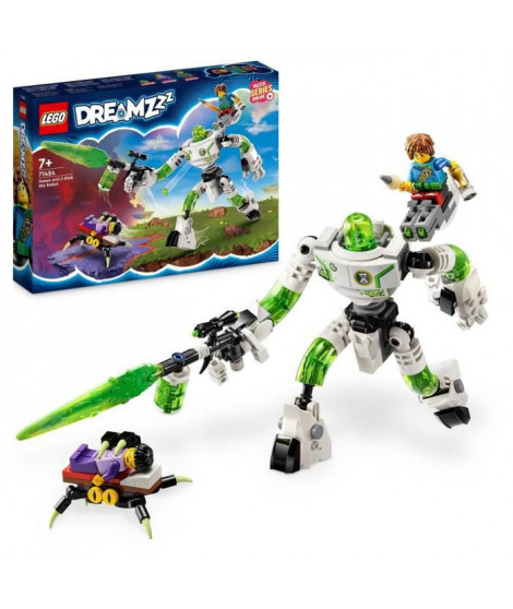 LEGO DREAMZzz 71454 Mateo et Z-Blob le Robot, Jouet avec Grande Figurine et Minifigurines Jayden