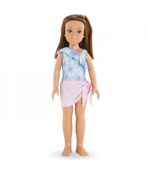 Coffret Zoé a la plage COROLLE GIRLS - poupée mannequin - 5 accessoires - 28 cm - Des 4 ans