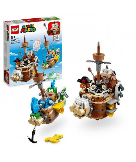 LEGO Super Mario 71427 Ensemble d'Extension Forteresses Volantes de Larry et Morton, Jouet avec Personnages