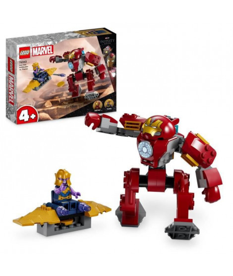 LEGO Marvel 76263 La Hulkbuster d'Iron Man Contre Thanos, Jouet de Super-Héros Basée sur Avengers : Infinity War