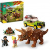 LEGO Jurassic Park 76959 La Recherche du Tricératops, Jouet de Voiture avec Figurine Dinosaure
