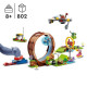 LEGO Sonic the Hedgehog 76994 Sonic et le Défi du Looping de Green Hill Zone, Jouet pour Enfants avec 9 Personnages