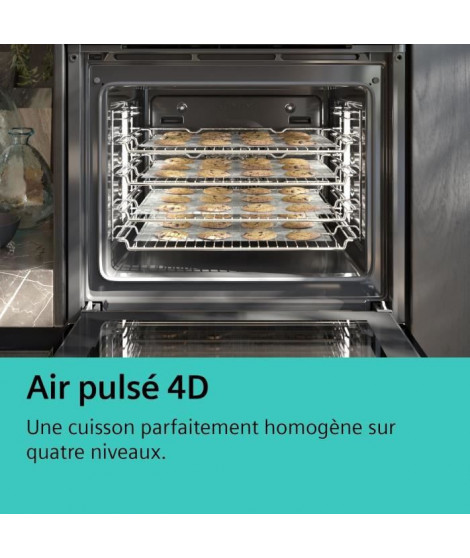 Four combiné micro-ondes intégrable SIEMENS - HM676G0S1 - 59x59x55 cm - Inox