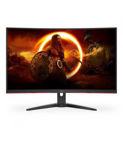 Ecran PC Gamer Incurvé - AOC Gaming - C32G2ZE/BK - 31,5 FHD - Dalle VA - 1ms - 240Hz - 2xHDMI / DisplayPort - AMD FreeSync Pr…