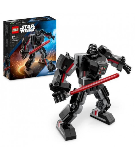 LEGO Star Wars 75368 Le Robot Dark Vador, Jouet de Figurine avec Minifigurine et Grand Sabre Laser