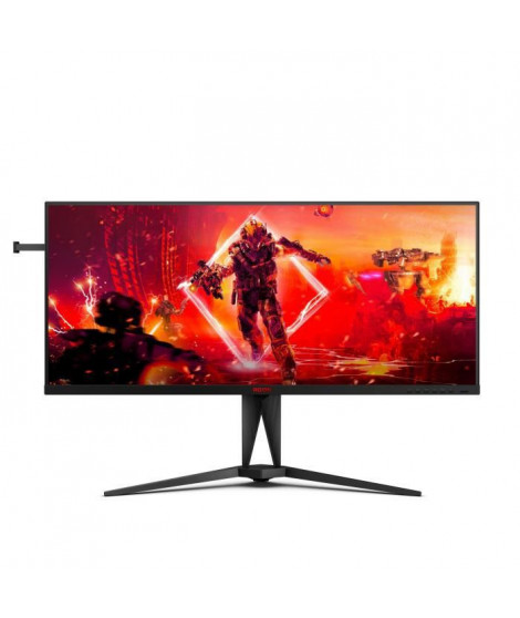 Ecran PC  - AOC - AG405UXC - 40 IPS UWQHD 1ms 144Hz HDMI DisplayPort USB-C HP Pivot Réglable en hauteur Freesync Premium HDR 400