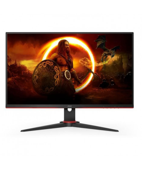 Ecran PC  - AOC - 27G2SAE/BK - 27 VA FHD 1ms 165Hz HDMI DisplayPort VGA Haut-Parleurs Pivot Freesync Premium