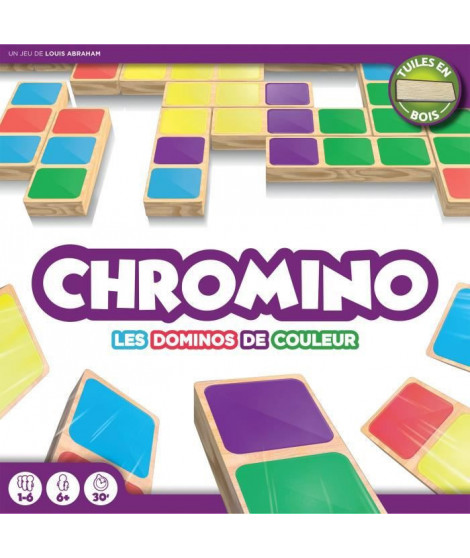 Chromino|Asmodee - Jeu de Domino de couleurs