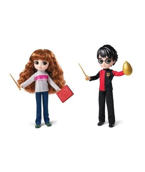 Wizarding World - Coffret Deluxe Poupée 20cm HARRY & HERMIONE