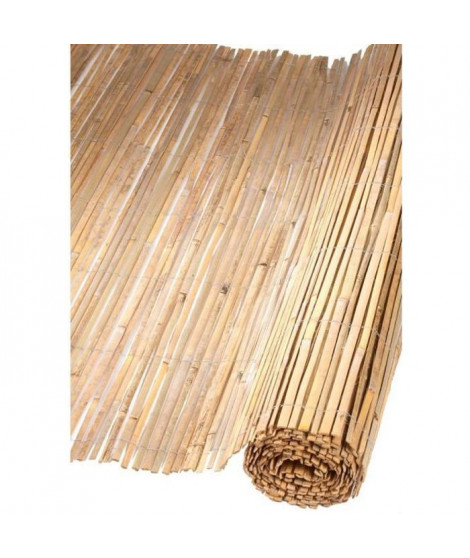 Canisse en Bambou fendu 1 x 5 m -occultation de 70% - NATURE