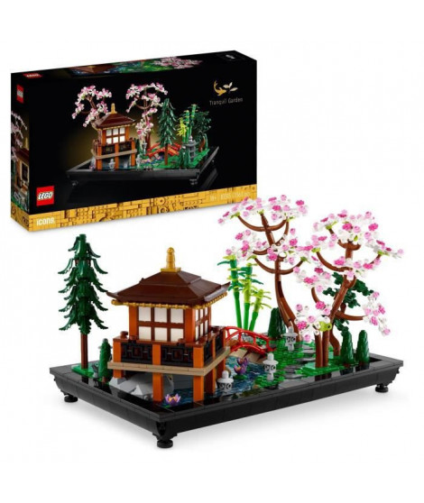 LEGO Icons 10315 Le Jardin Paisible, Kit de Jardinage Botanique Zen pour Adultes, Cadeau pour Femmes, Hommes