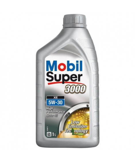 MOBIL Huile-Additif SUPER 3000 XE - Synthetique / 5W30 / 1L