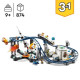 LEGO Creator 31142 Les Montagnes Russes de l'Espace, Jouet avec Fusée Spatiale, Planetes et Briques