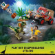 LEGO Jurassic Park 76958 L'Embuscade du Dilophosaure, Jouet de Dinosaure avec Voiture Jeep