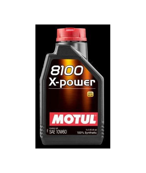 MOTUL Huile 8100 X-POWER 10W60 1L (bidon)