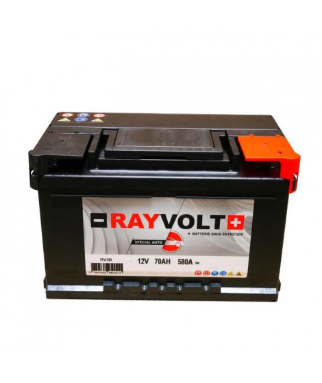 Batterie auto RAYVOLT RV3B 70AH 580A