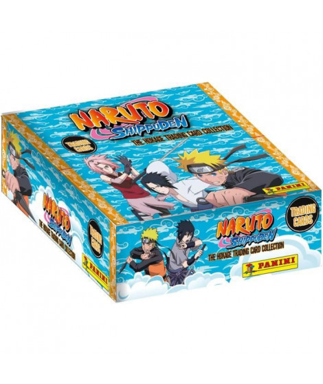 NARUTO SHIPPUDEN TRADING CARDS - BOÎTE DE 18 POCHETTES DE 8 CARTES