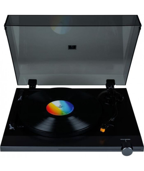 THOMSON TT700 - Platine vinyle premium 33 et 45 tours - Tete de lecture AT91 Audio Technica - Antiskating - Noire