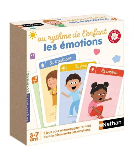 Jeu de cartes des émotions NATHAN