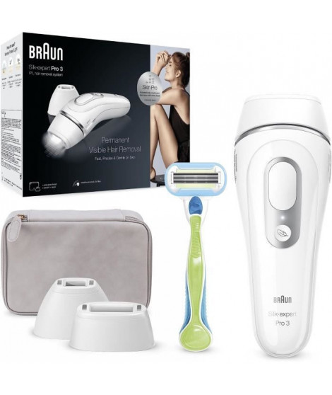 Epilateur lumiere pulsée BRAUN SILK EXPERT PRO 3- PL3133