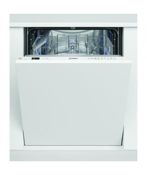 Lave-vaisselle tout intégrable INDESIT D2IHD526A - 14 couverts - L60cm - 46dB - Inox