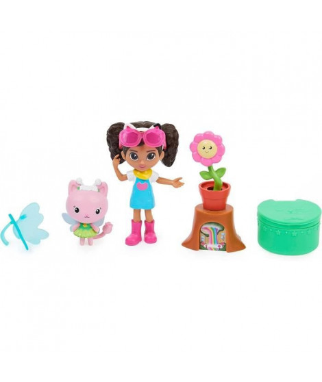 Gabby et la Maison Magique - Jardin Enchanté - Pack 2 Figurines et accessoires