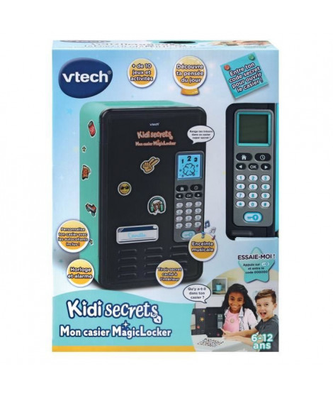 VTECH KIDISECRETS - MON CASIER MAGICLOCKER (BLEU/NOIR)