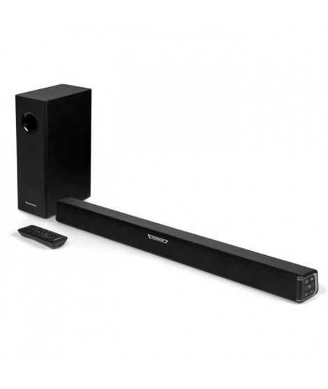 THOMSON SB350BTS - Barre de son 2.1 - 300W - Bluetooth 5.0 - Caisson de basse filaire - Indicateurs lumineux