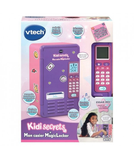 VTECH KIDISECRETS - MON CASIER MAGICLOCKER (ROSE)