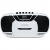 THOMSON RK101CD - Lecteur Radio CD Portable - USB, MP3, Cassettes - Blanc