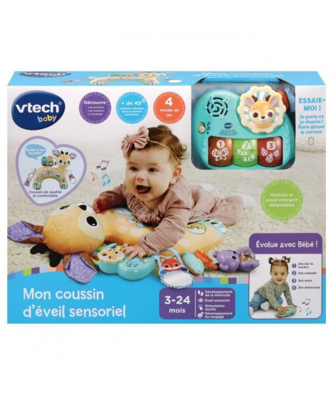 VTECH MON COUSSIN D'ÉVEIL SENSORIEL