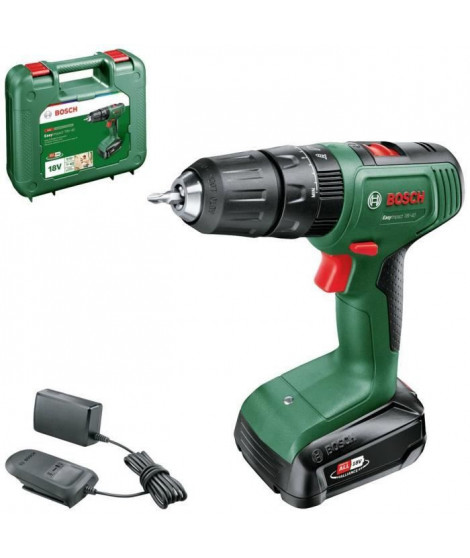 Perceuse visseuse a percussion Bosch EasyImpact 18V40 + (1xbatterie 2,0Ah) + chargeur AL18V-20 in carrying case