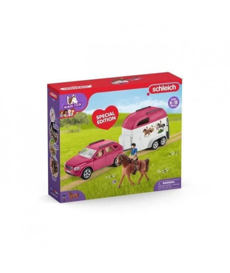 SCHLEICH - Voiture avec remorque  - 72223 - Gamme Horse Club