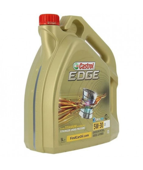 CASTROL Huile-Additif Edge C3 - Synthetique / 5W30 / 5L