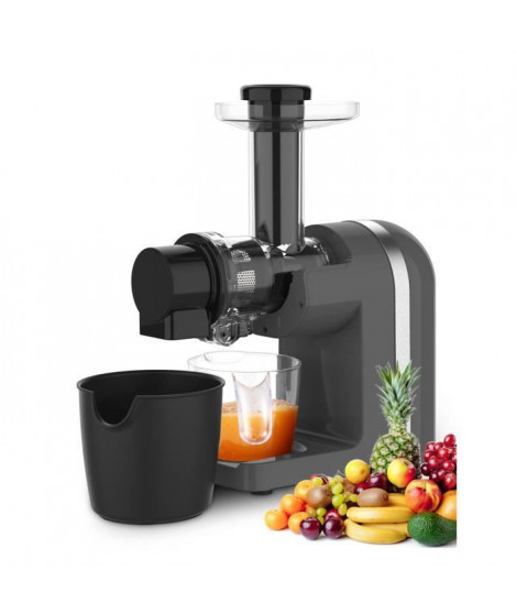 Extracteur de Jus Slow Juicer Presse a Froid Machine avec Deux Vitesses de Réglage Facile a Nettoyer Moteur Silencieux et Fon…