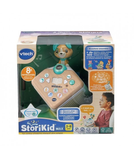 VTECH STORIKID MAX - MON CONTEUR D'HISTOIRES (JOUET AVEC PARTIE BOIS FSC)