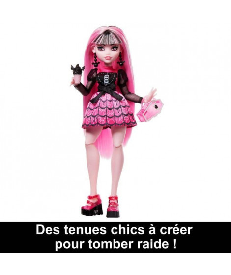 Monster High - Casiers Secrets de Draculaura Look Irisé - Poupée - 4 ans et + - MONSTER HIGH - HNF73 - POUPEE MANNEQUIN MONST…