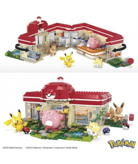 CENTRE POKEMON DE LA FORET - MEGA - HNT93 - BRIQUES DE CONSTRUCTION MEGABLOKS LICENCE