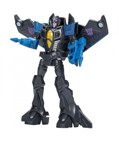 Transformers EarthSpark, figurine Skywarp classe Guerrier de 12,5 cm, jouet robot pour enfants, a partir de 6 ans