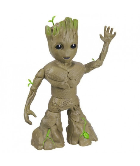 Figurine interactive Groot grandit et danse de 34 cm, jouet de super-héros, Marvel Studios I Am Groot Groove 'N Grow Groot