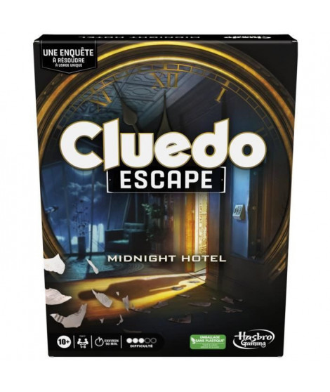 Cluedo Escape Deception, jeu de société type escape game, a partir de 8 ans