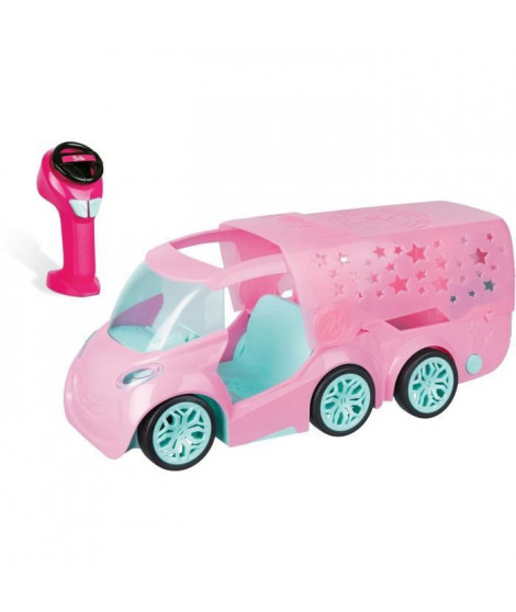 Véhicule radiocommandé - Mondo Motors - Sons et lumieres - Barbie DJ Express Deluxe - Voiture avec remorque / scéne musicale …