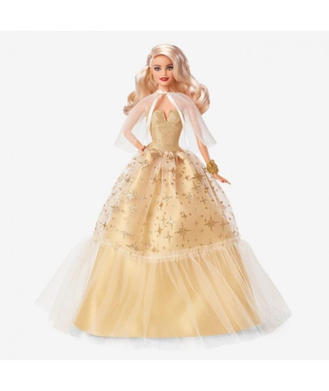 BARBIE JOYEUX NoeL BLONDE - BARBIE - HJX04 - POUPEE MANNEQUIN BARBIE