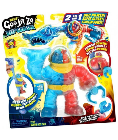 Figurine Tyro - Double Goo - Goo Jit Zu - 16 cm - Moose Toys