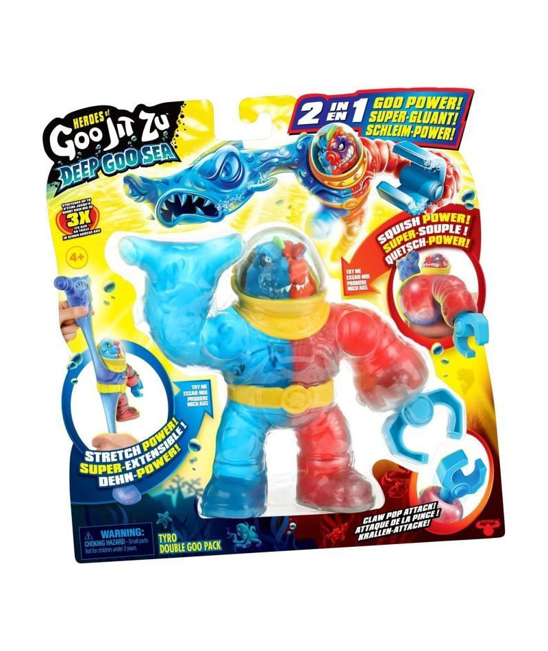 Figurine Tyro - Double Goo - Goo Jit Zu - 16 cm - Moose Toys