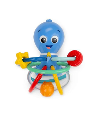 BABY EINSTEIN Ocean Explorers Opus' Shake & Soothe Anneaux de Dentitions, jouet et hochet, des la naissance