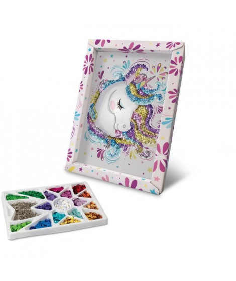 Licorne - illustration avec sequins