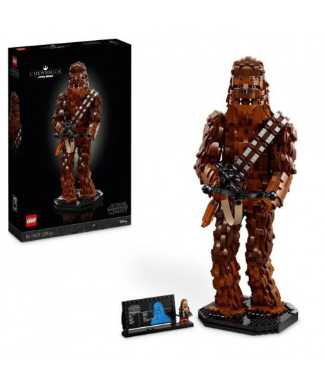 LEGO Star Wars 75371 Chewbacca, Kit de Modélisme Le Retour du Jedi pour Adultes, Figurines de Wookiee avec Arbalete