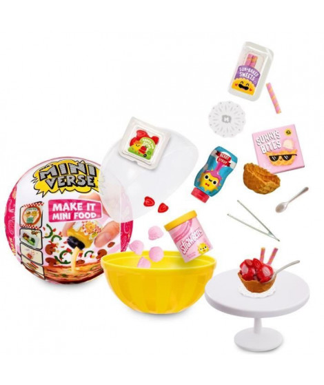 MGA's Miniverse - Make It Mini Food Diner - Loisirs créatif et décoratif en résine - Non Comestible - 8 ans et plus - Aléatoire